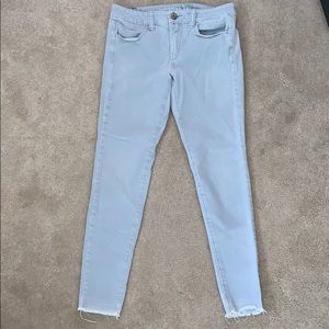 American eagle 360 stretch light washed jeggings